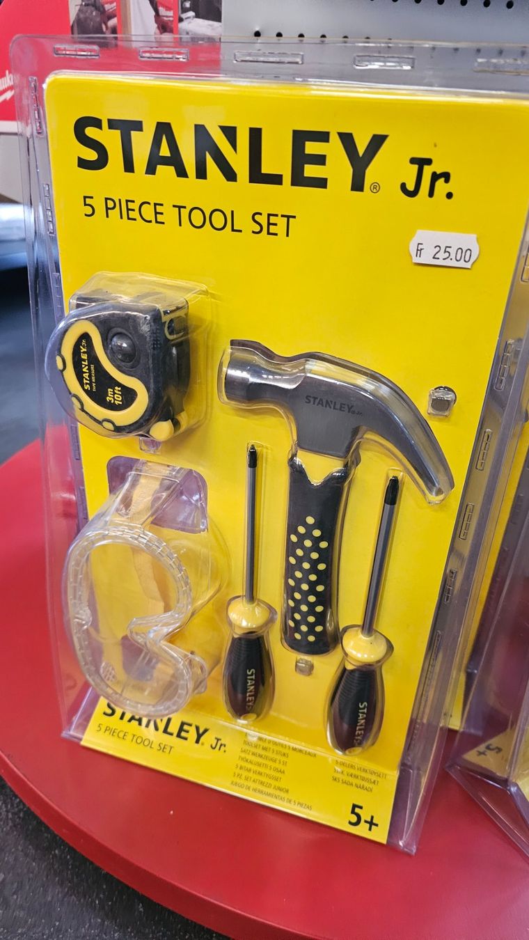 Stanley Tutti gli attrezzi: Stanley Jr Kinder Werkzeugset – Nuovo e nell'imballaggio originale da Koppigen venduto da Bracher_Mail-House