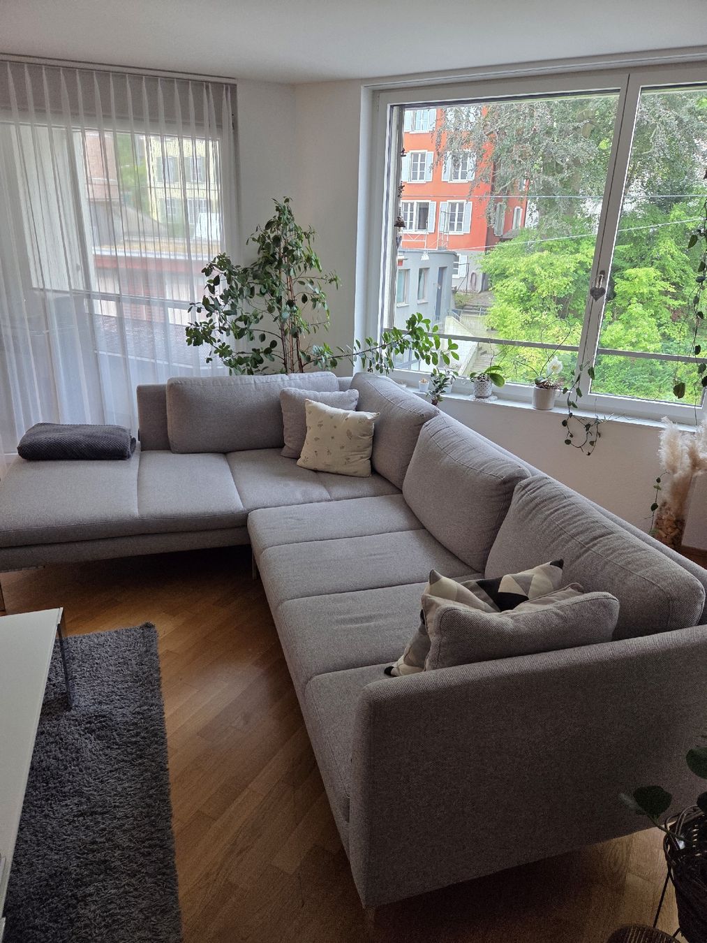 Livique Divani: Ecksofa hellgrau, Stoff - sehr guter Zustand – Usato da Luzern venduto da Meeelanie 5