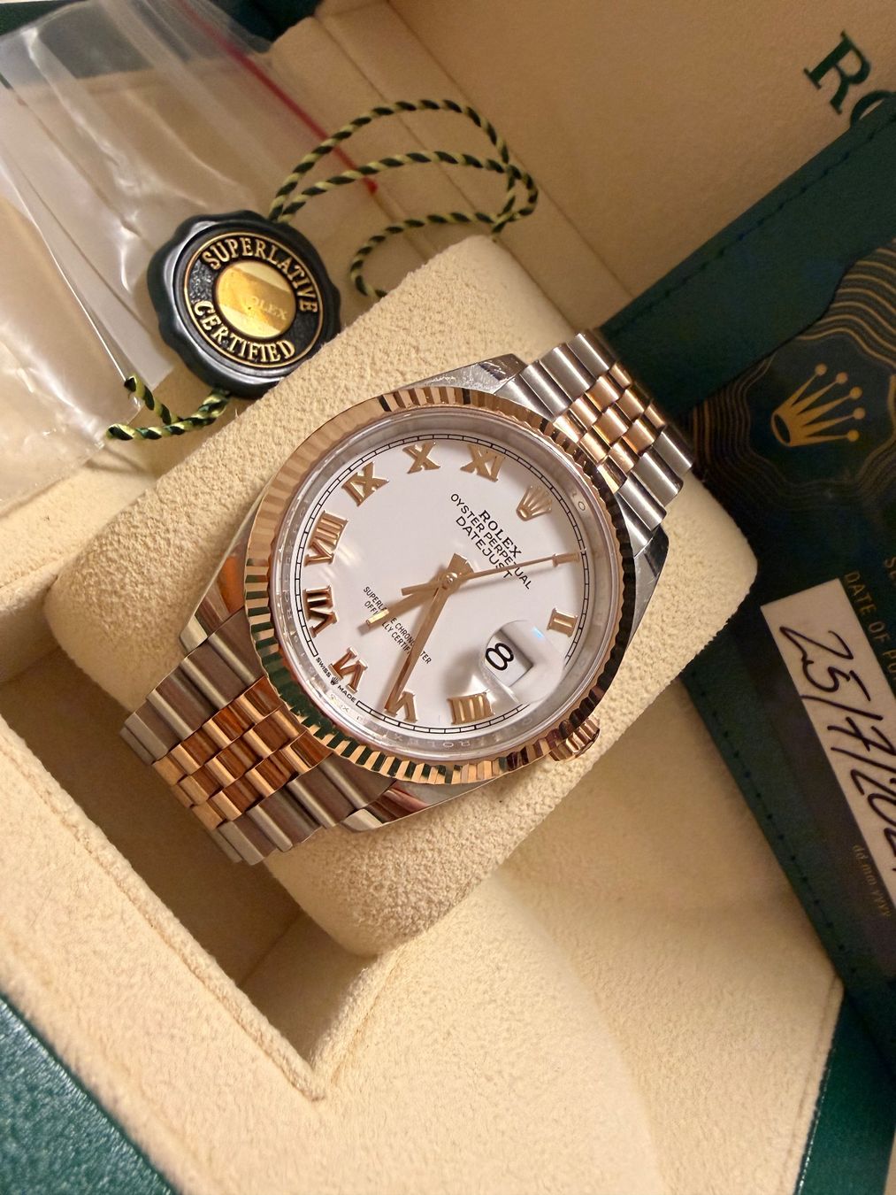 Rolex Orologi: Rolex Datejust Box & Papiere vorhanden – Nuovo (secondo la descrizione) da Thalwil venduto da Endrra 1
