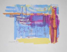 Neo Expressionismus Jean-Jacques Morvan (1928-2005) 1961