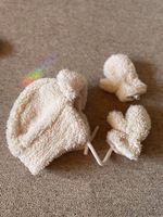 Wintermütze und Handschuhe Gr. 74/80