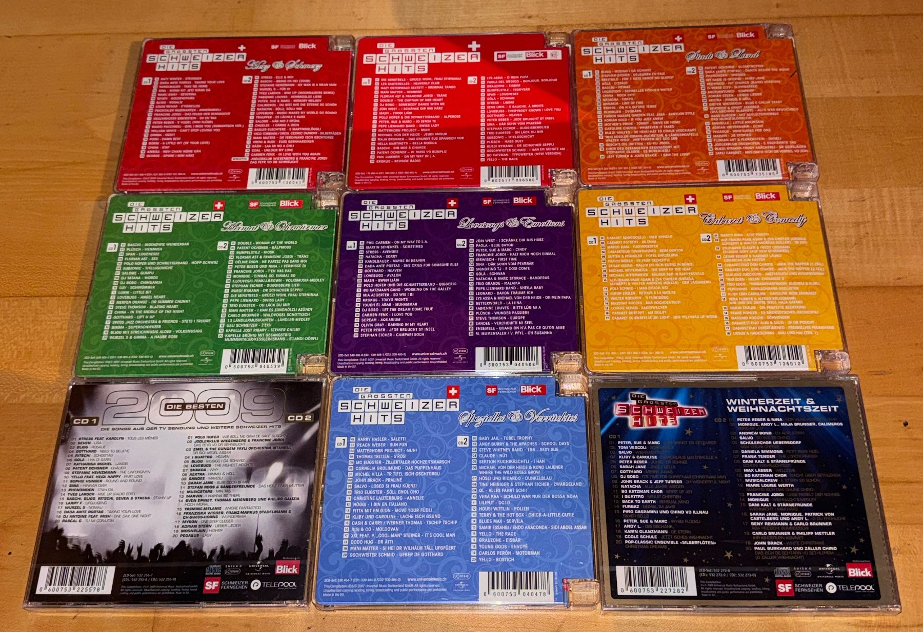 CDs: Die grössten Schweizer Hits Collection 9 Doppel CD's – Neuf avec emballage d'origine à Unterengstringen par NOISE 1
