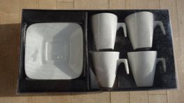 Espressotassen mit Unterteller im Set NEU - VERSAND MÖGLICH