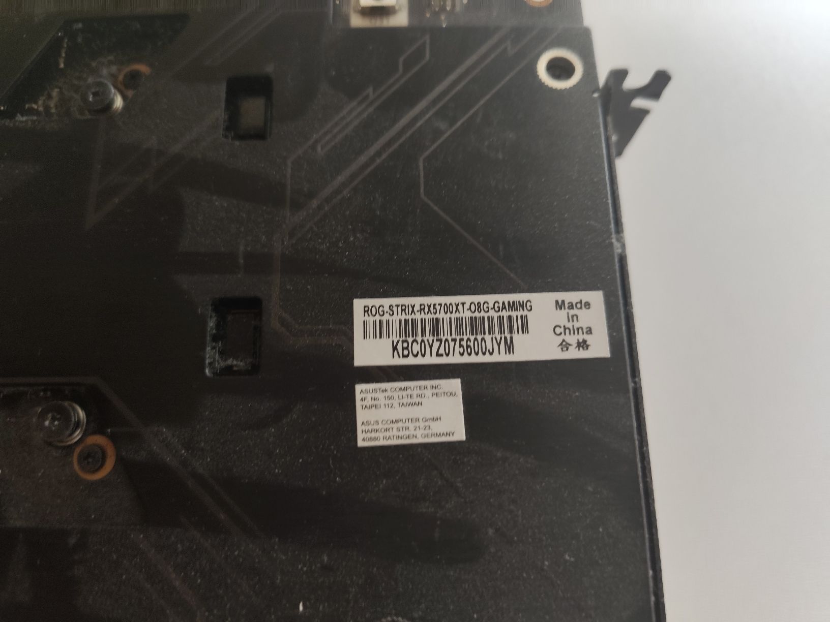 Asus Grafikkarten: ASUS ROG STRIX RX5700XT 8GB GPU – Gebraucht aus Semsales von Kee_6ks5 1
