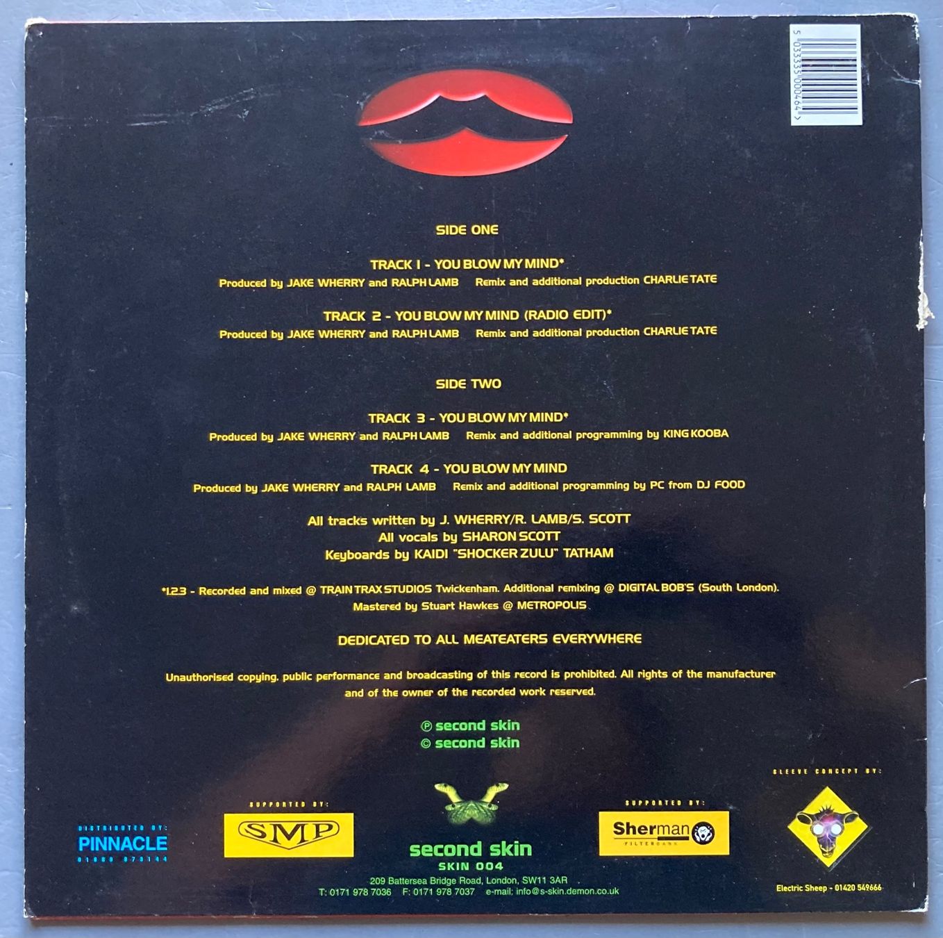 Dischi in vinile: THE MEATEATERS - YOU BLOW MY MIND – Usato da Poliez-Pittet venduto da Newtown-Records 1