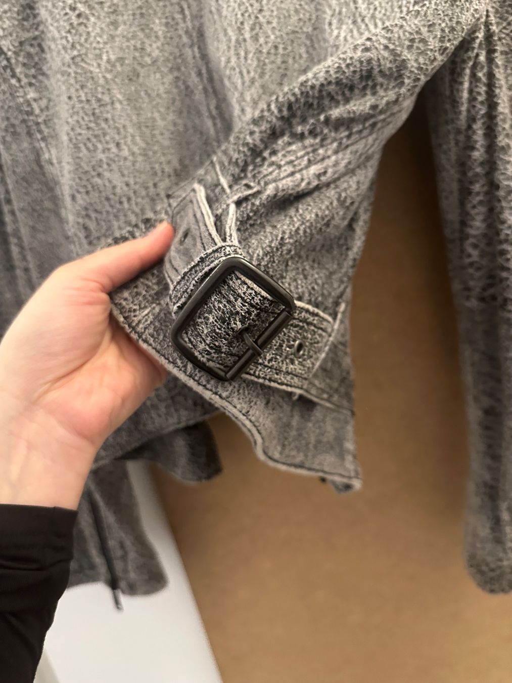 Diesel Jacken: Diesel Lederjacke grau meliert – Gebraucht aus Zürich von rom_gq5t 2