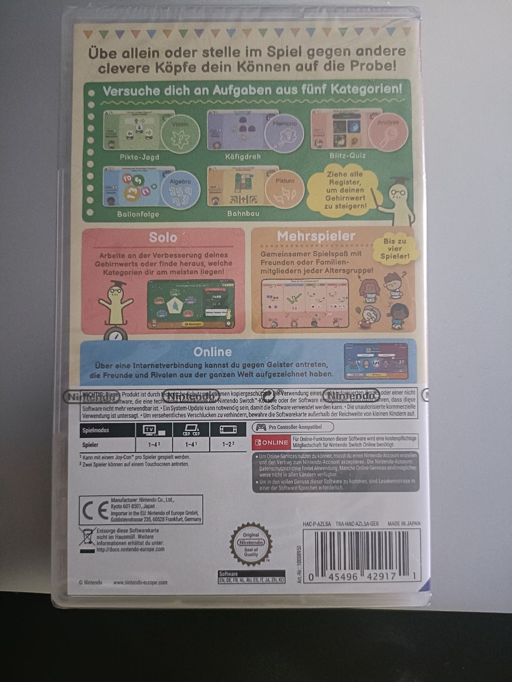 Nintendo Giochi: BIG BRAIN ACADEMY NINTENDO SWITCH – Nuovo e nell'imballaggio originale da Mesocco venduto da andergia 1