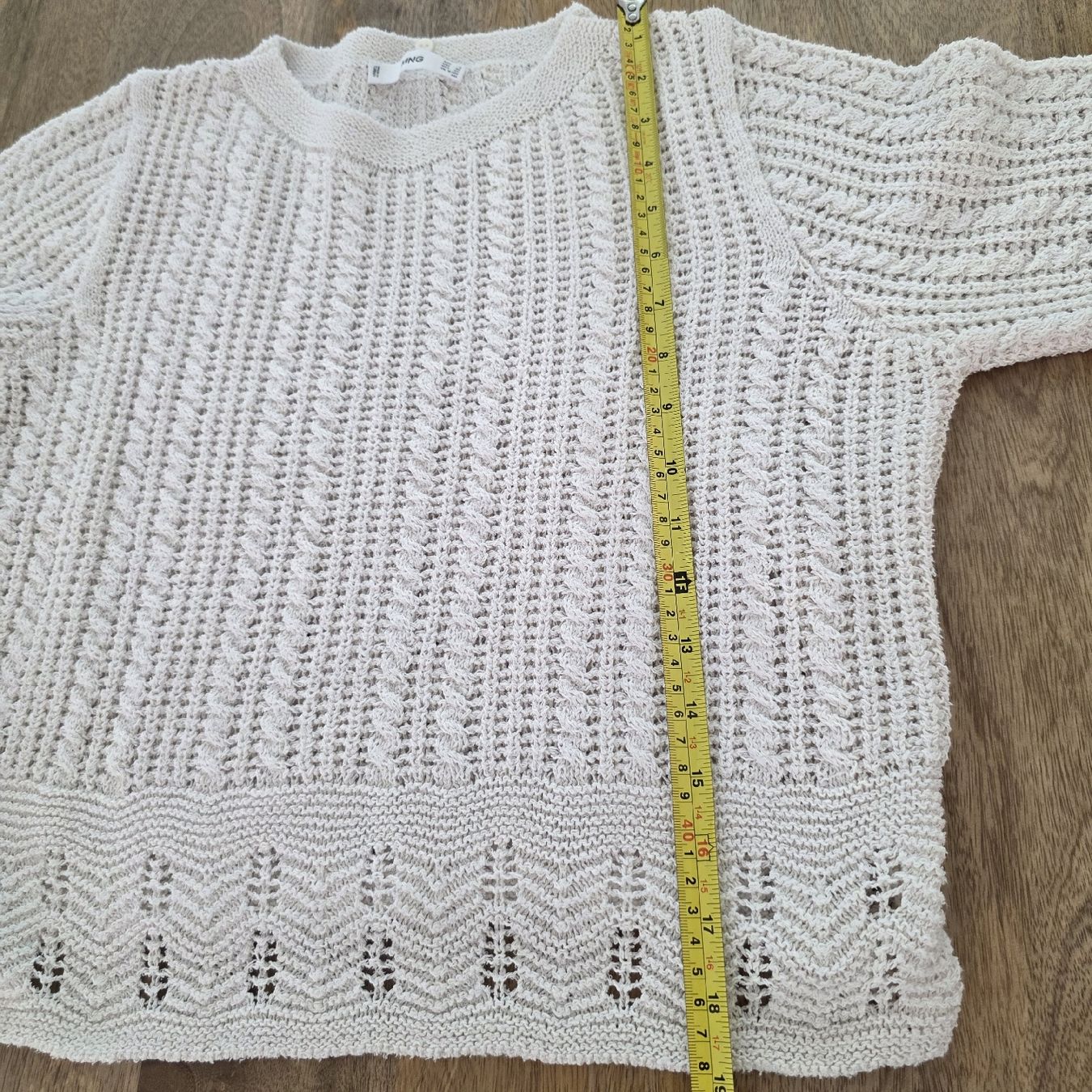 Mango Maglioni & Felpe: MNG Pullover Creme Grösse S Strickmuster 3/4 Ärmel – Usato da Rheinsulz venduto da Gilea 8