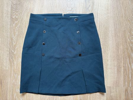 Mini-jupe comme neuve vert bouteille Morgan, t.36/S