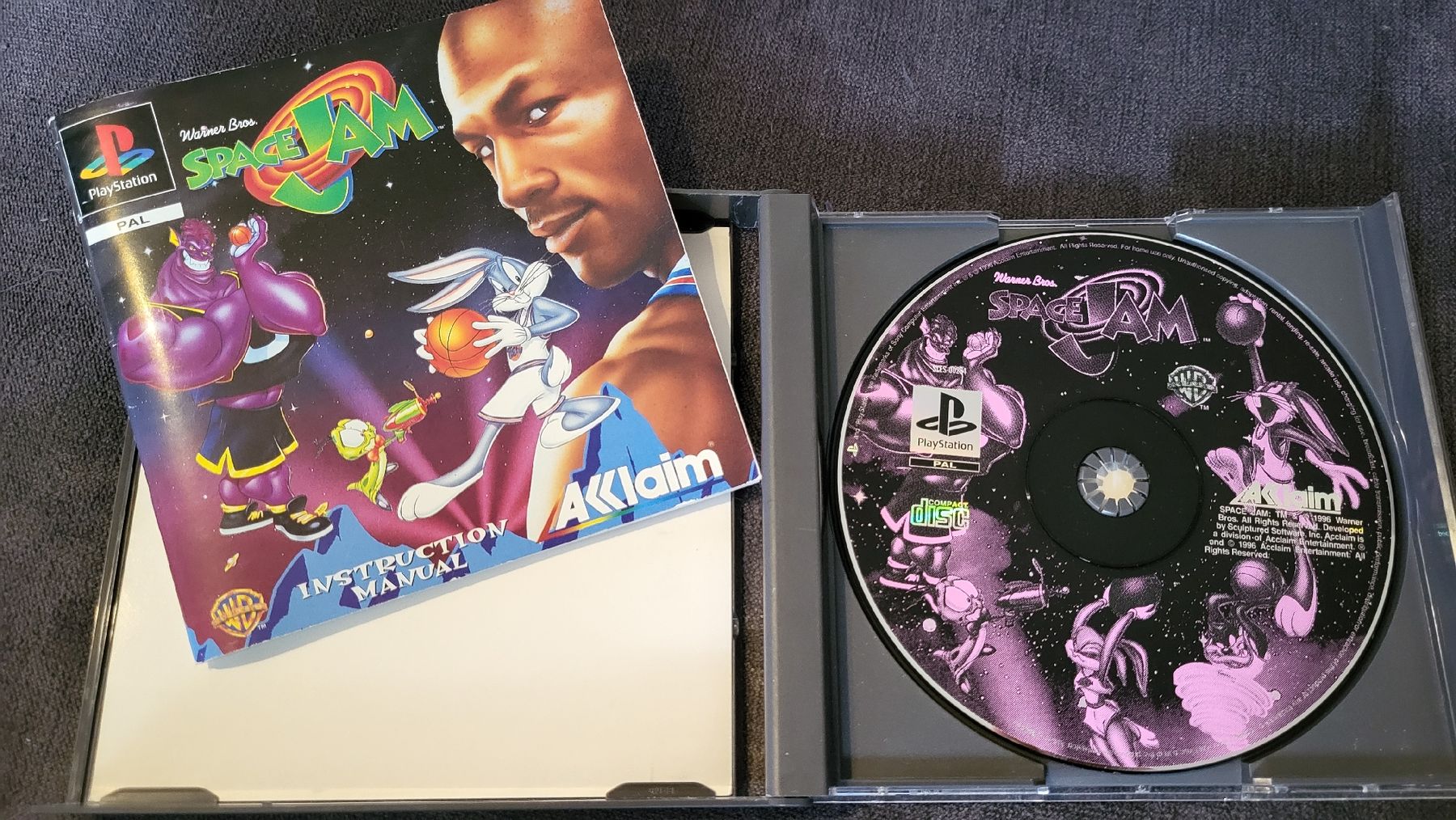 Giochi: Space Jam / Playstation 1 Spiel Kompl. – Usato da Biel/Bienne venduto da Retrohr 1