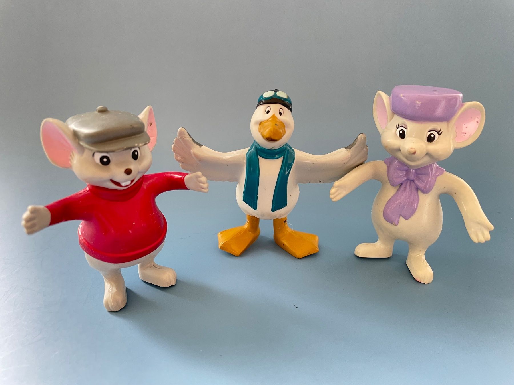 Disney Figurines: 3x Bernhard & Bianca - Mäusepolizei 90er Disney Comic Figur – D'occasion à Gossau SG par entwederoder