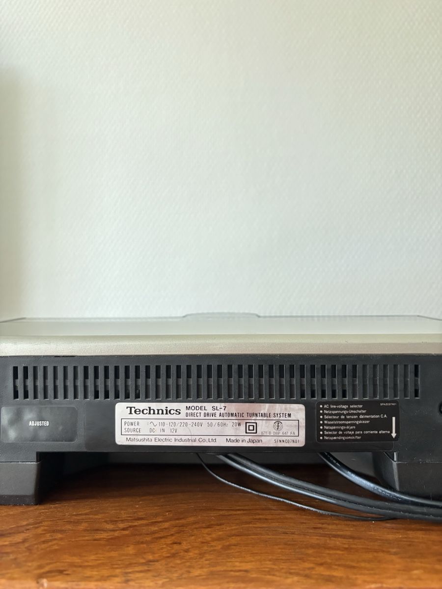 Technics Plattenspieler: Technics SL-7 – Gebraucht aus Bern von tandrei 6