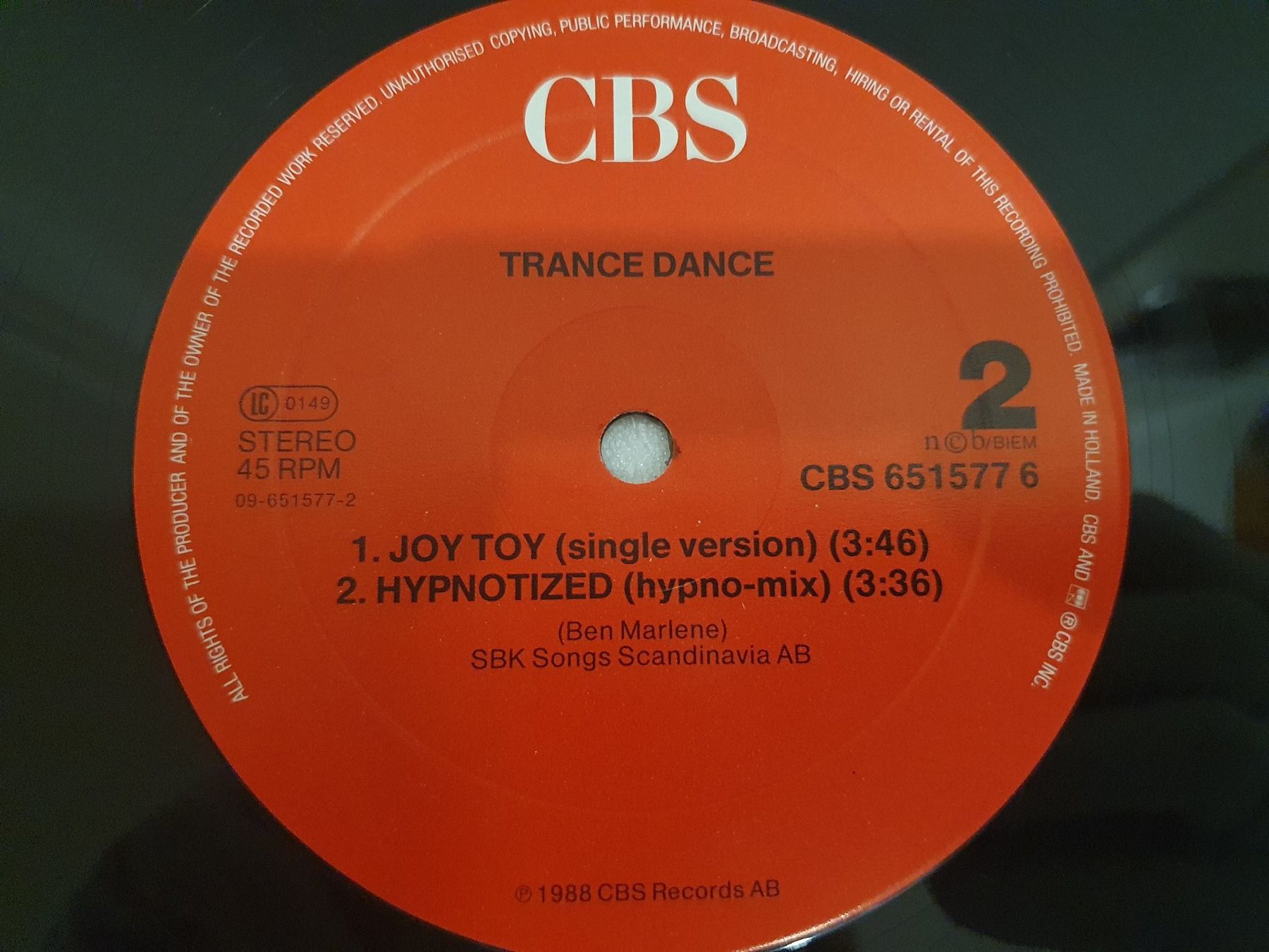Dischi in vinile: Trance Dance – Joy Toy – Usato da Uster venduto da Vinyl-Leidenschaft 5
