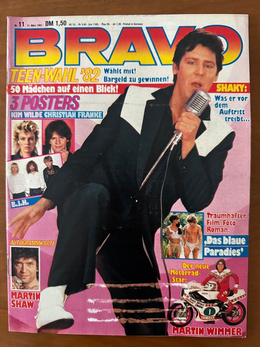 Riviste & Magazine: BRAVO 1982 Nr. 11 // Shakin Stevens – Usato da Zürich venduto da die_5djt