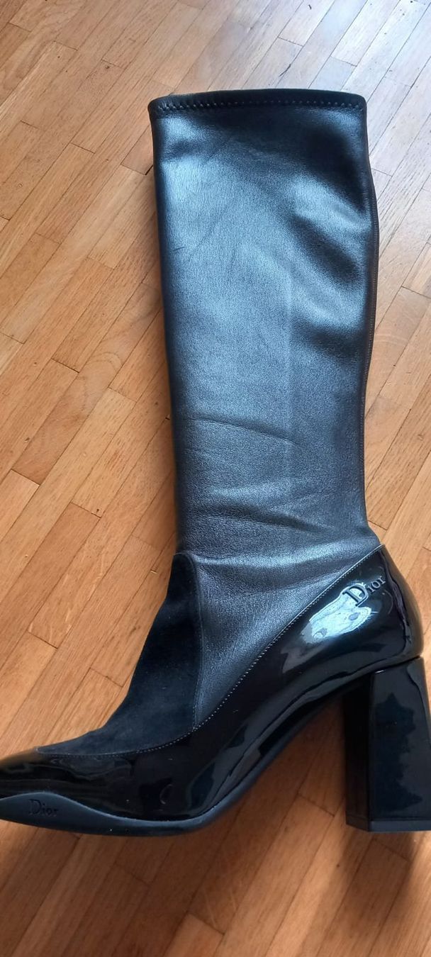Scarpe per cavalli: Bottes en cuir noir - Christian Dior – Nuovo (secondo la descrizione) da Gland venduto da cla_z6x8 1