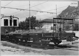 BA OM 41 au depot de Biasca 30.7.1973
