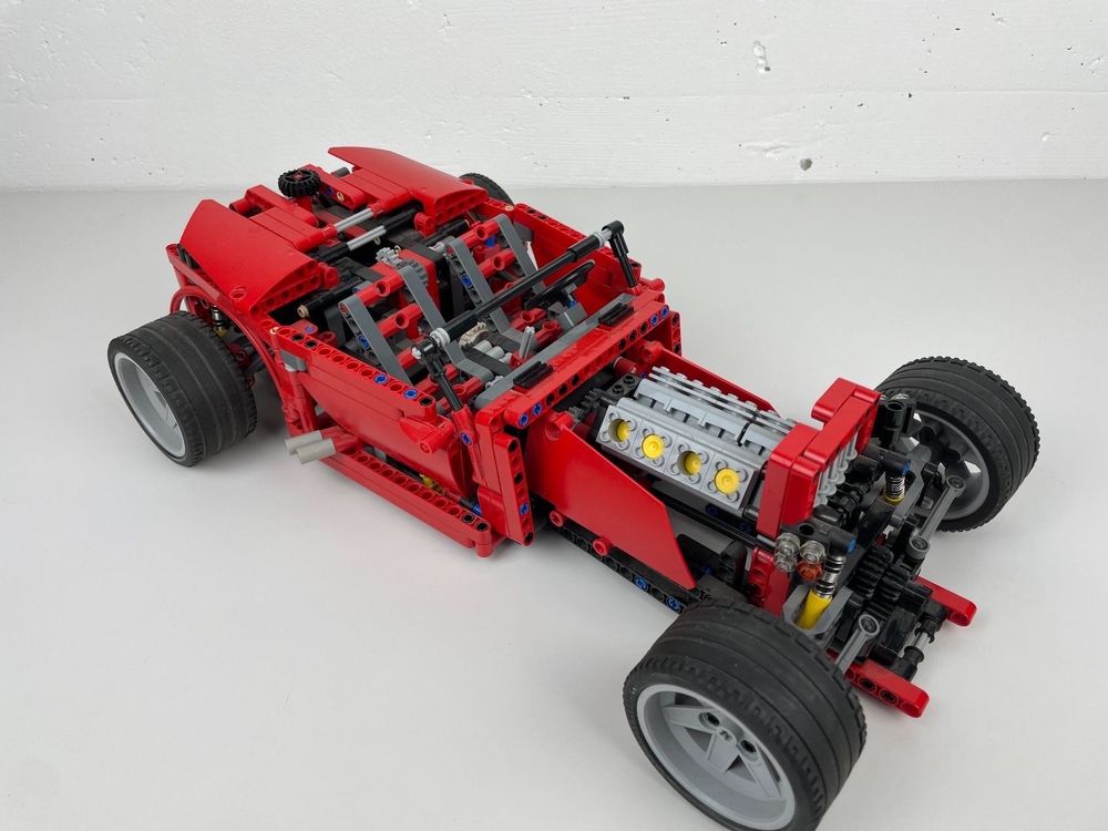 Lego Technik 8070 Sportauto / Sportcar / Supercar rot (Gebraucht) in ...