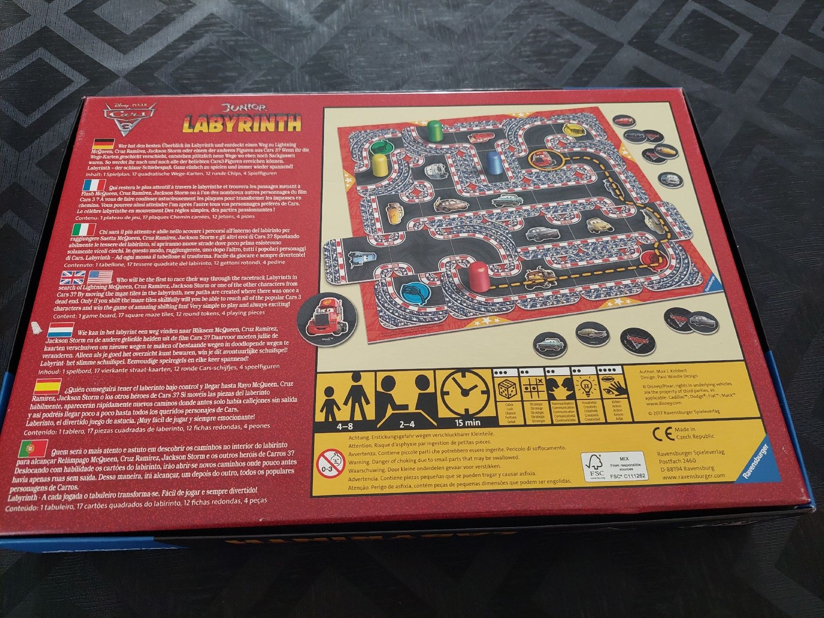Ravensburger Giochi: Cars  Labyrinth Junior  – Usato da Zetzwil venduto da lanst08 2