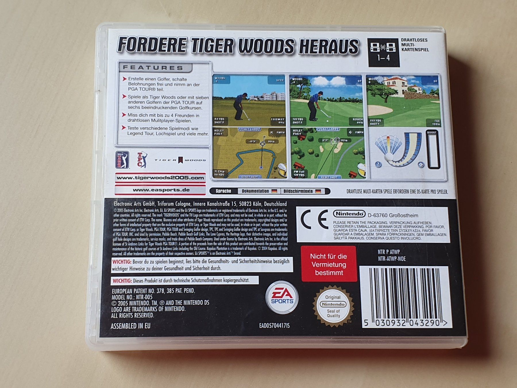 Nintendo Giochi: Tiger Woods PGA Tour – Usato da Stansstad venduto da collectorsshop 1