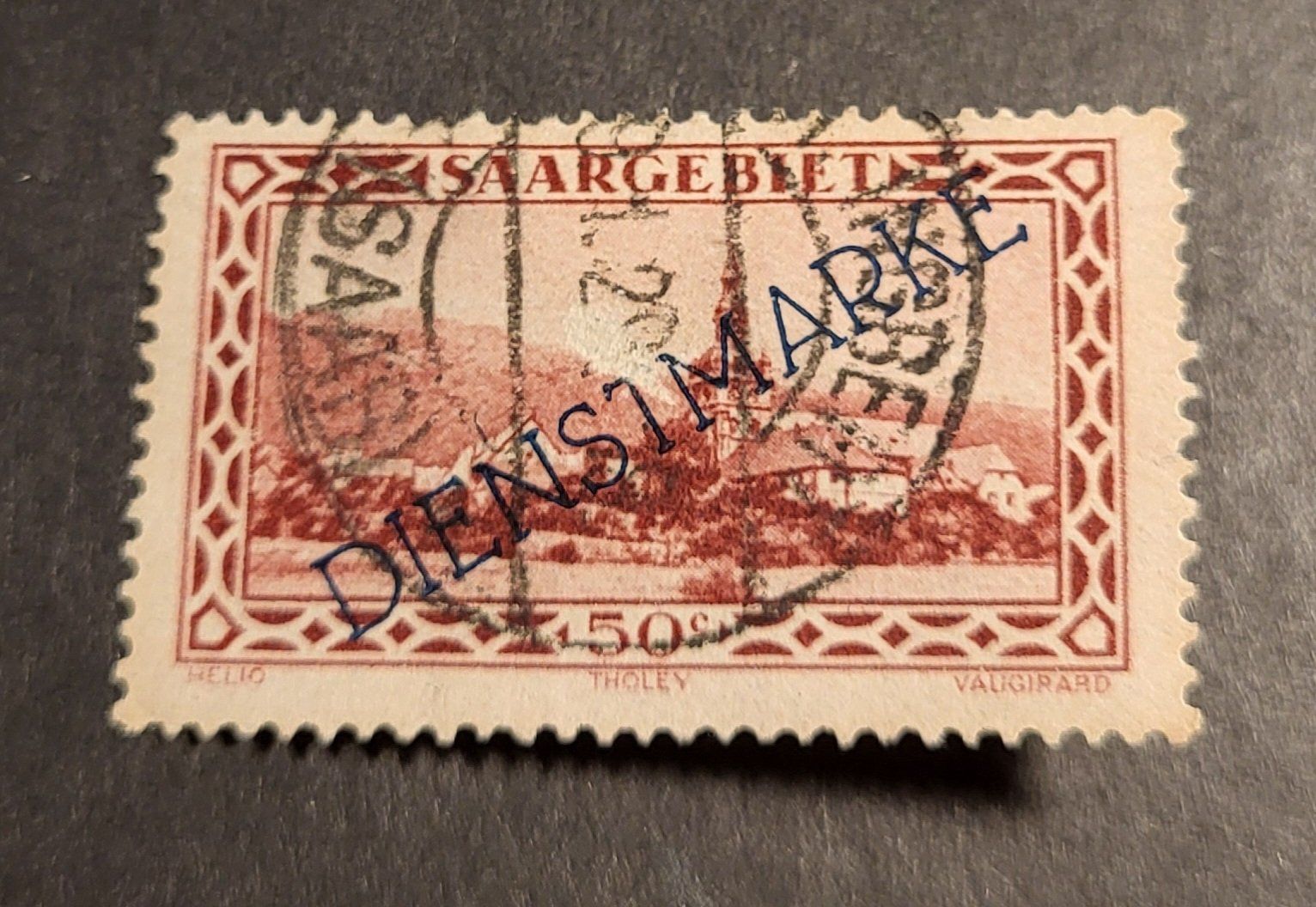 Tutti i francobolli: Saarland Dienstmarke alte briefmarke – Usato da St Gallen venduto da Stampsalshobby