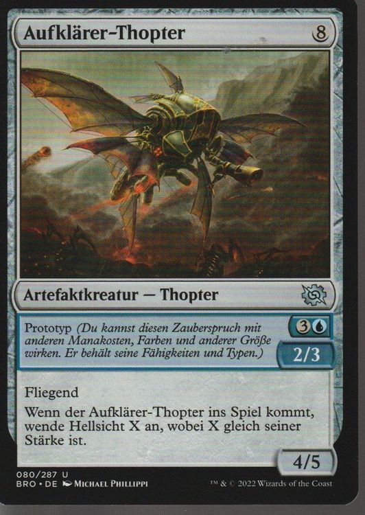 TCG Magic The Gathering MTG De BRO 080 /287 Aufklärer-Thopte (Neu ...