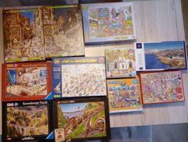 Puzzle-Sammlung 1000+2000 auch Raritäten und Sammlerstücke