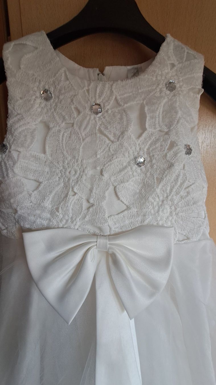 Vestiti & Gonne: robe élégante avec strass en coton et tulle – Usato da Bernex venduto da Dariafr 1
