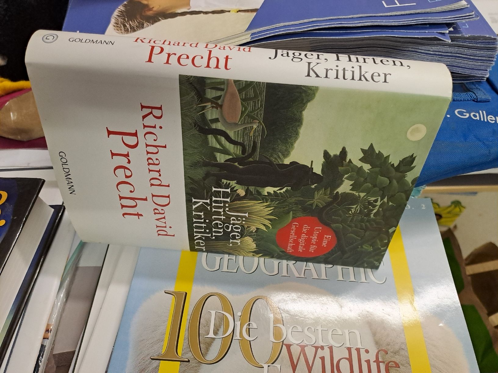 Libri: Richard David Precht "Jäger, Hirten, Kritiker" – Usato da Zürich venduto da Schoebi19 3