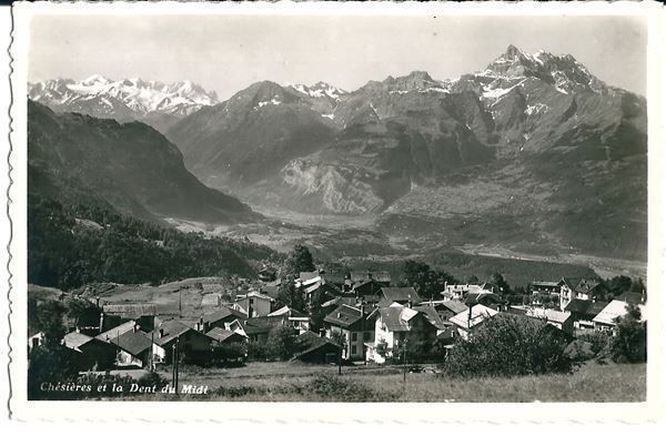 Cartoline postali: Chésières, Ollon. Aigle – Usato da Frauenfeld venduto da Merk52