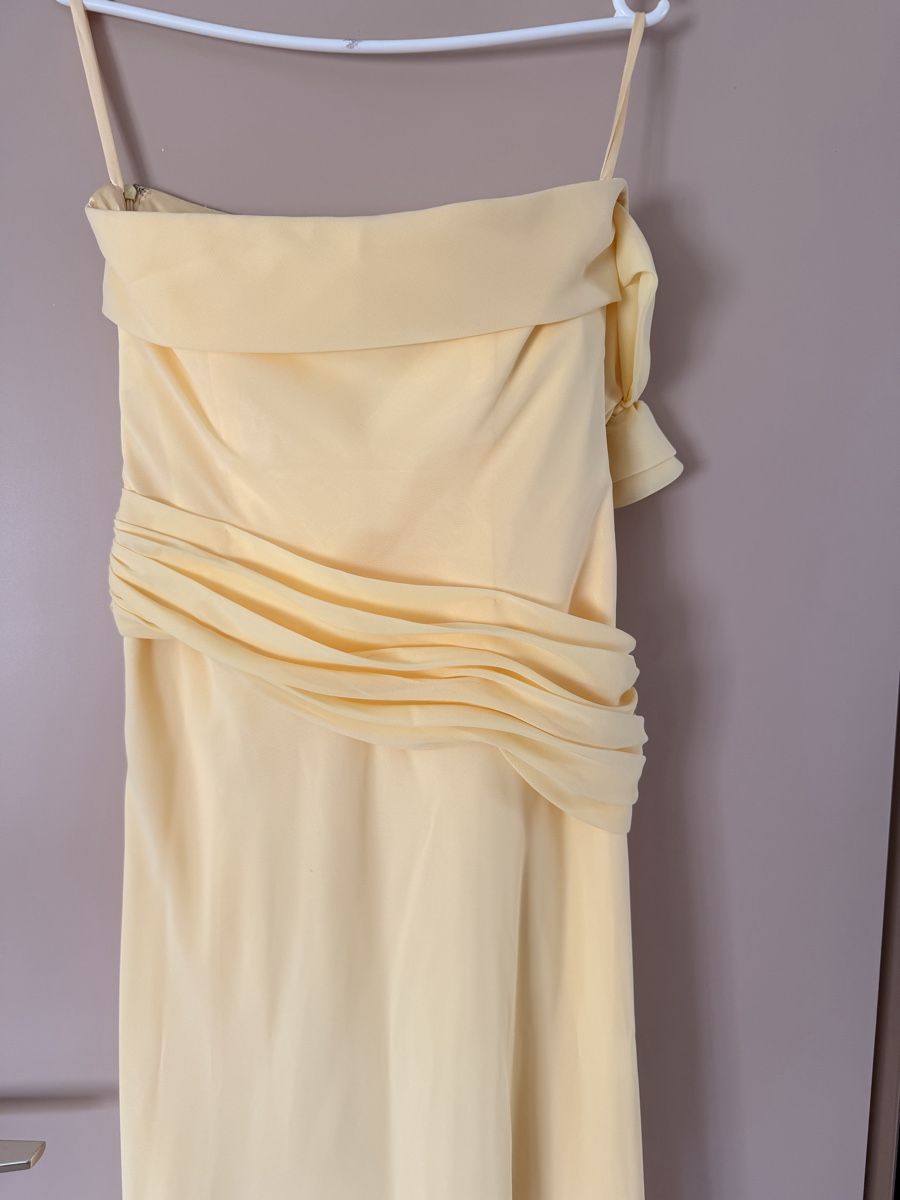 Vestiti: Sommerliches, elegantes, gelbes Abendkleid – Nuovo (secondo la descrizione) da Nussbaumen AG venduto da nad_lq9s 3