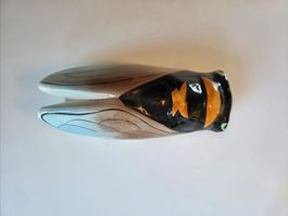 Grande cigale en céramique longueur 20 cm Vallauris