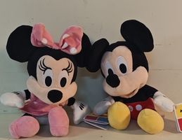 Mickey und Minnie Mouse Stofftiere - Neu Disney. (nov549)