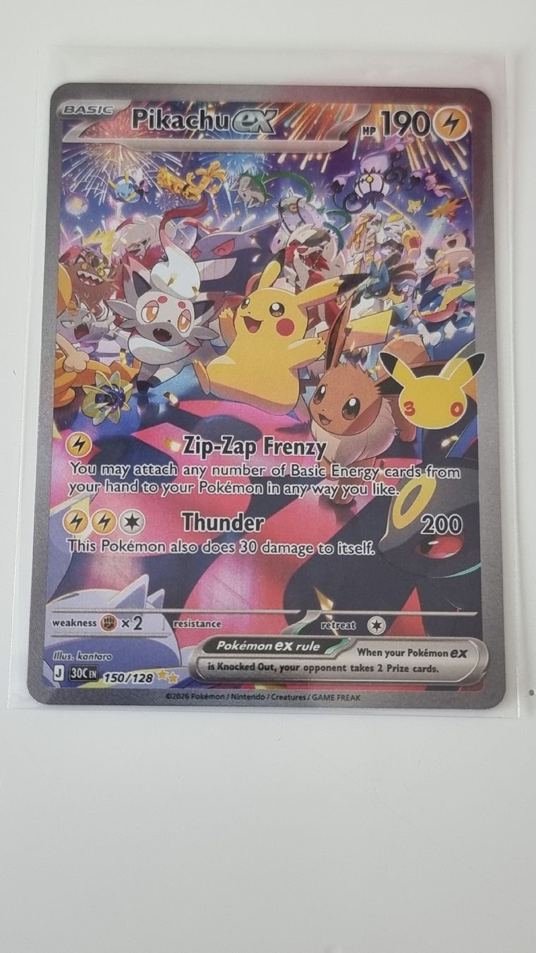 Pokémon Sammelbilder & Trading cards: Pikachu ex 30 Jahre – Neu (gemäss Beschreibung) aus Büttikon AG von Harzer11
