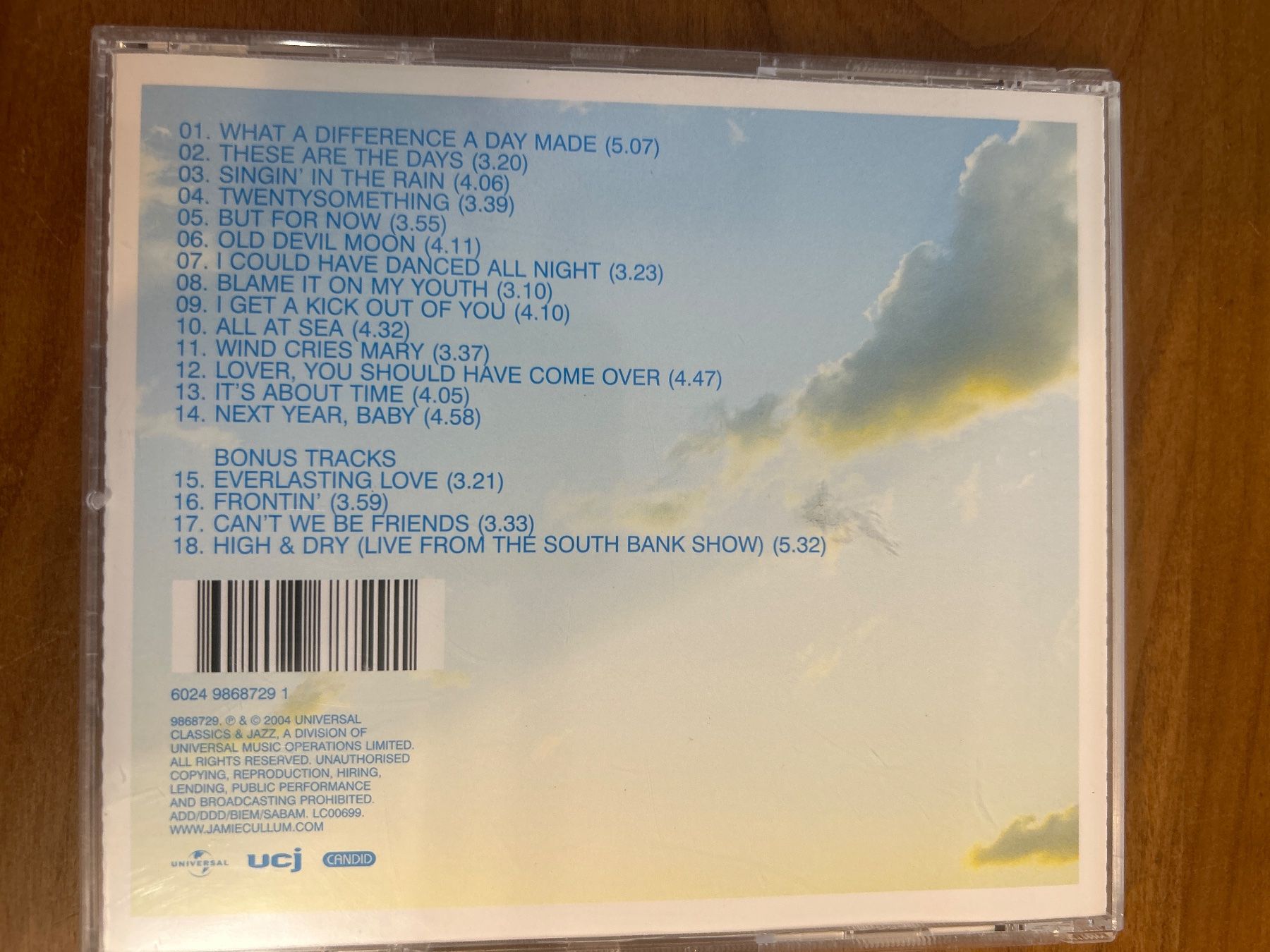 CD: Jamie Cullum – Usato da Niederrohrdorf venduto da luxury100 1