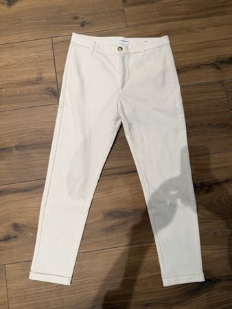Herren Chino Stoffhose Lindbergh weiss Grösse M