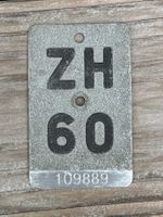 Velonummer ZH 60
