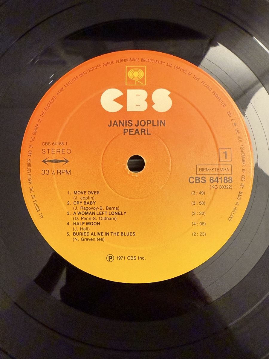 Dischi in vinile: Janis Joplin - Pearl / EU 1971 – Usato da Delémont venduto da Studio_du_soleil 2