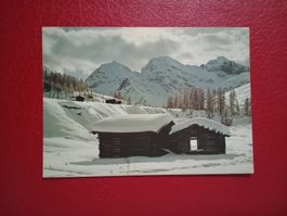 AK Berge Mittagshorn und Ducan bei Davos Winter