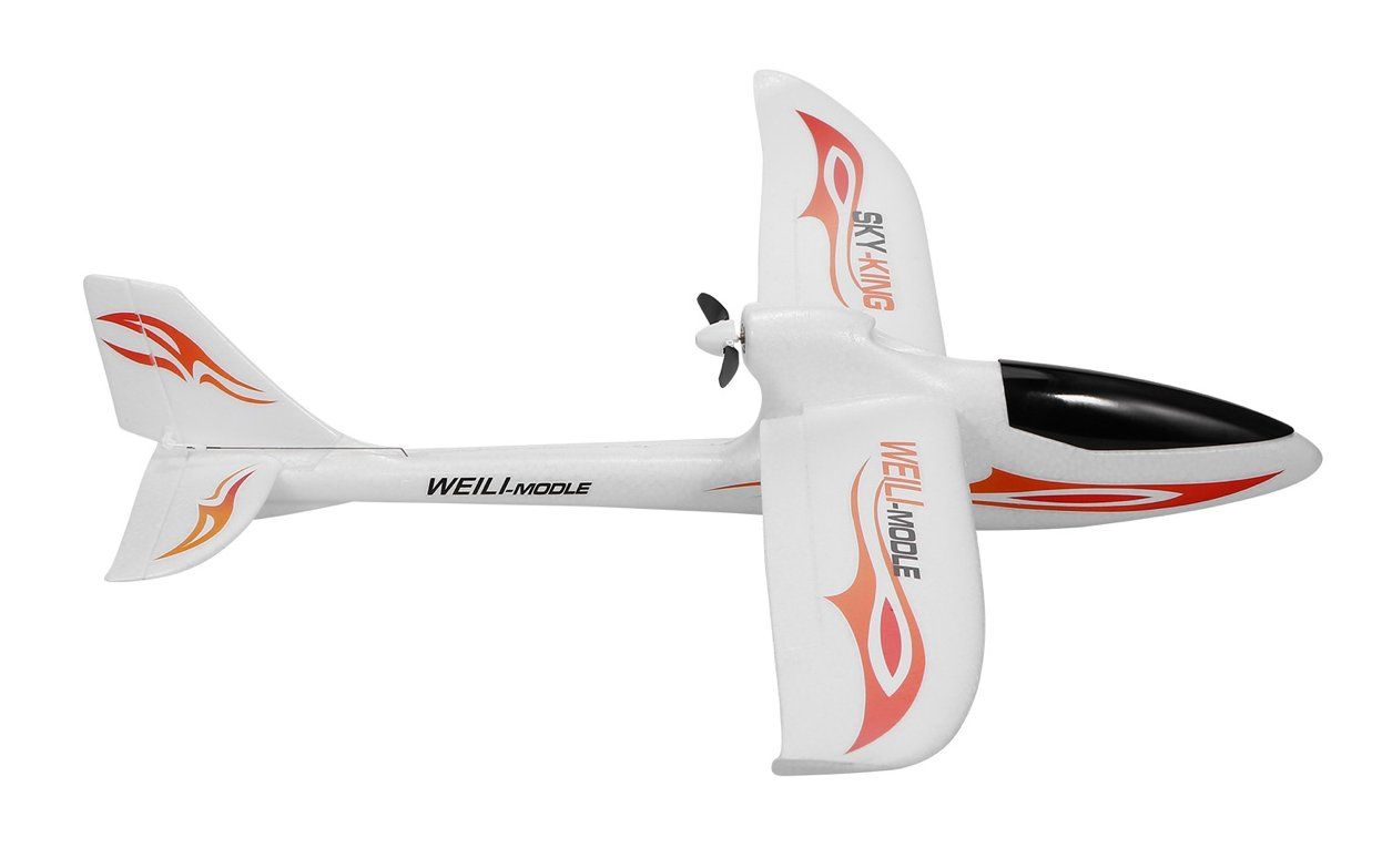 RC Modellbau: Segelflugzeug Sky King, Spw 750mm, RTF-Set mit Gyro – Neu und originalverpackt aus Oberrüti von Veba-Trade 5