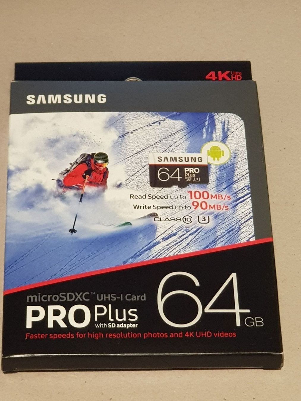 Samsung Speicherkarten: SAMSUNG microSDXC 64GB100MBsPROplus Card – Neu und originalverpackt aus Zürich von wearehappy