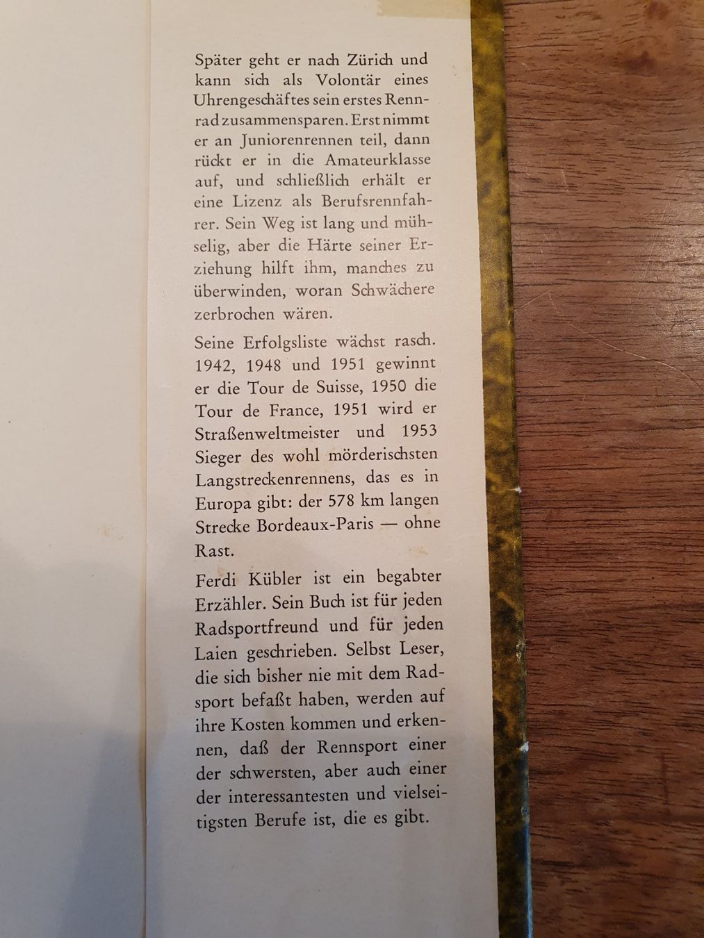 Libri: Ferdinand Kübler- Training, Kämpfe, grosse Siege – Usato da Gattikon venduto da majoran1 2