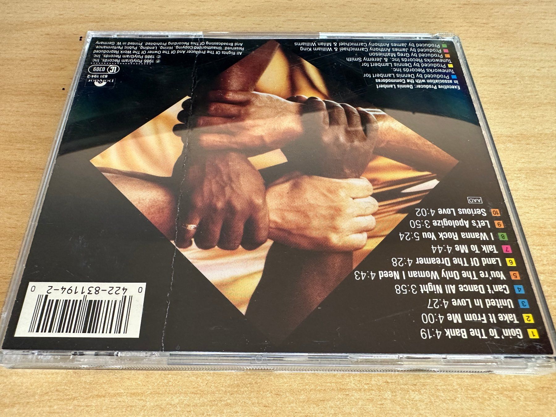 CD: Commodores – United – Usato da Rikon im Tösstal venduto da Alpenmutz 1
