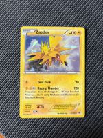 Pokemon Zapdos Cracked Ice Holo XY Roaring Skies 2015 NM