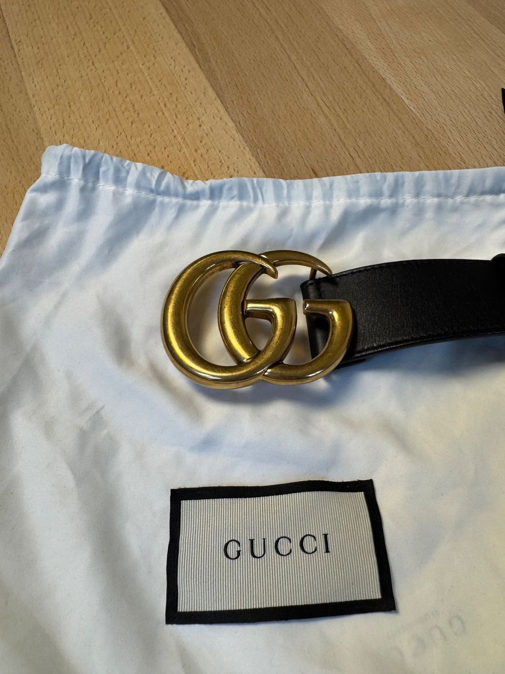 Gucci Cinture: GUCCI Gürtel GG Marmont breit – Usato da Muri b. Bern venduto da mymare 2