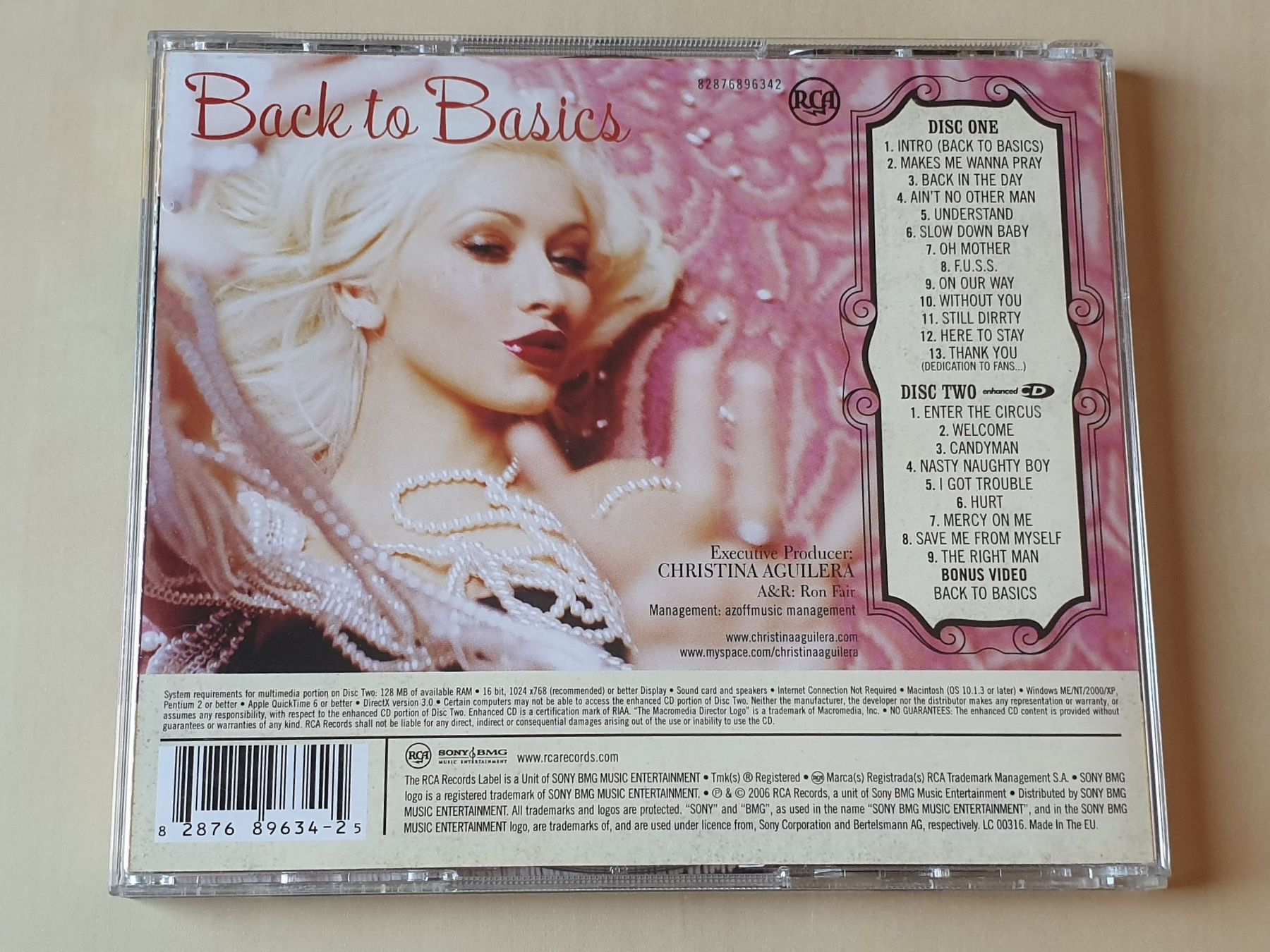CD: Christina Aguilera Back to Basics – Usato da Stansstad venduto da collectorsshop 1