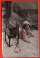 AK NEUJAHR Bonne année - gel. 1910 v. LES GRANGES
