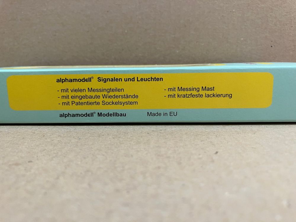 Modelleisenbahnen: Alphamodell H0 6220 SBB + CFF Hauptsignal, mit 4 Licht – Neu (gemäss Beschreibung) aus Neuendorf von sitek071 3