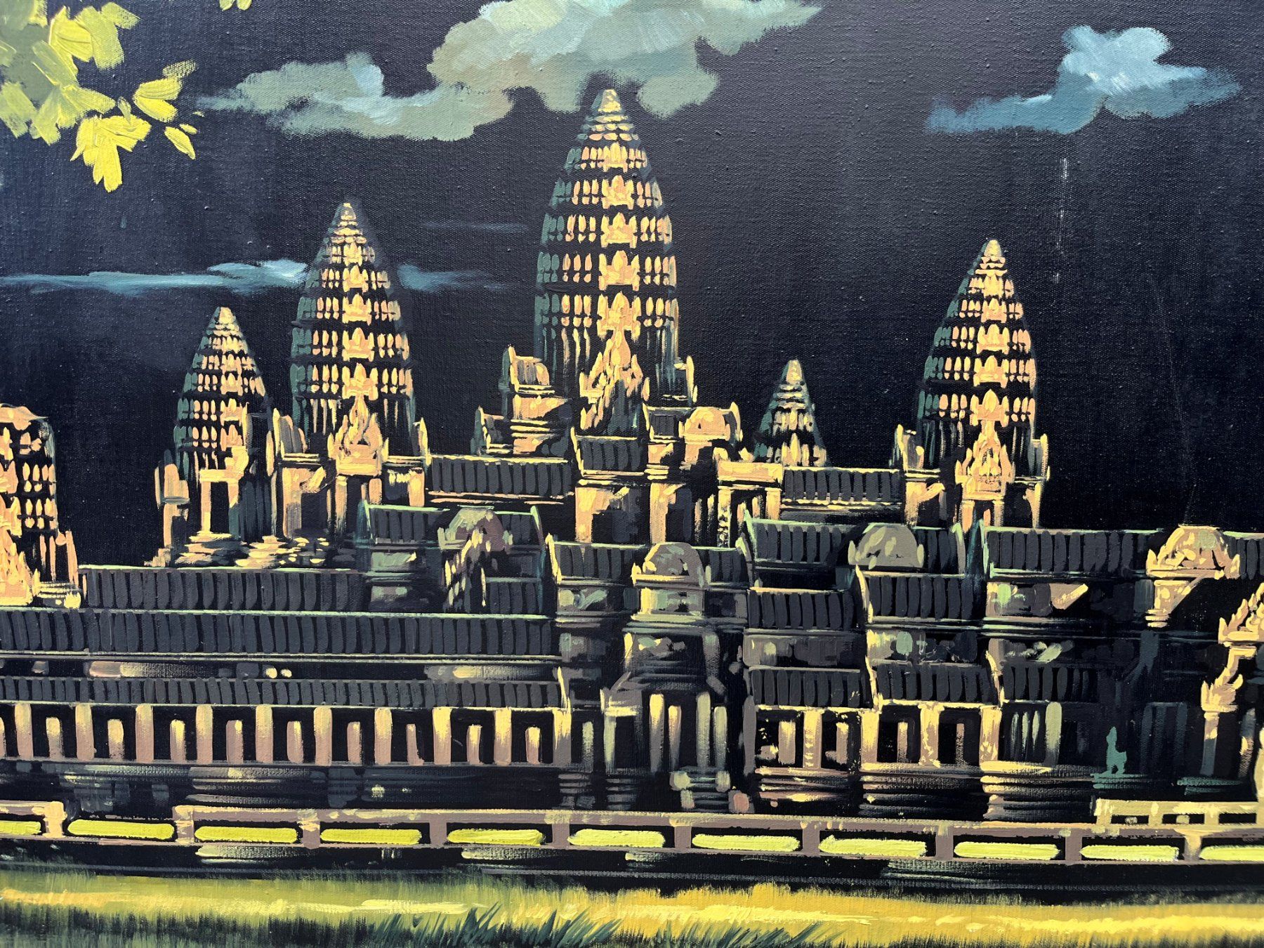 Dipinti: Grosses Gemälde Angkor Wat Tempel – Usato da Bülach venduto da .Reissverschluss. 2