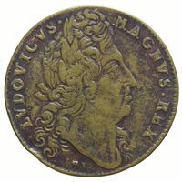 Luigi XIV, AE Jeton n.d. (1698), Bâtiments du Roi