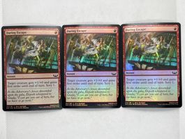 MTG Daring Escape Foil 3er Set!